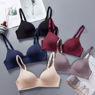 Lightweight Steel Ring Bra Thin Small Bra One-piece Comfortable Girl Japanese Senior high school Student Underwear