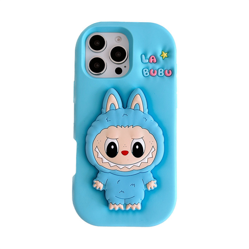 卡通支架拉布布iPhone14/13适用11苹果17/16/15PROMAX手机壳12套|undefined