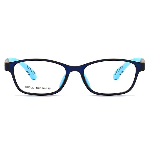 New TR90 Children's Soft Silicone Blue Light Blocking Glasses Frame for Students, Suitable for Both Boys and Girls, Wholesale