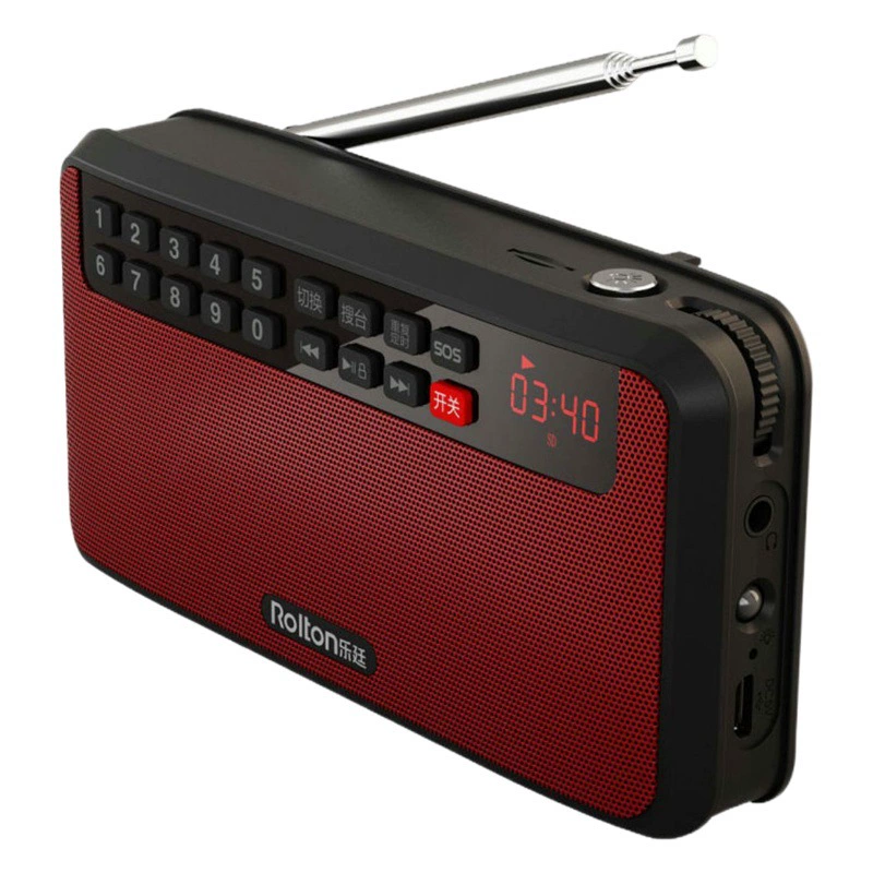 Rolton/Luting T60 радио MP3 мини стерео портативный карточный динамик Walkman для пожилых людей