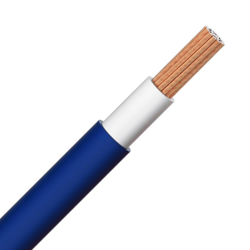 工厂直销黑色、蓝色、橘色中低压PVC绝缘电焊电缆