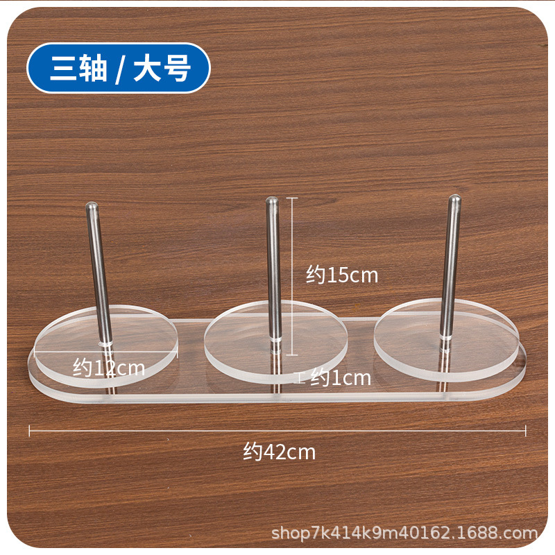 Herramienta auxiliar de tejido manual desmontable marco de eje giratorio de lana portátil bobina de plástico de lana