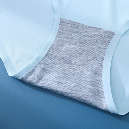 Women's ice silk seamless women's underwear one-piece underwear breathable sexy mid-waist women's underwear briefs head 810