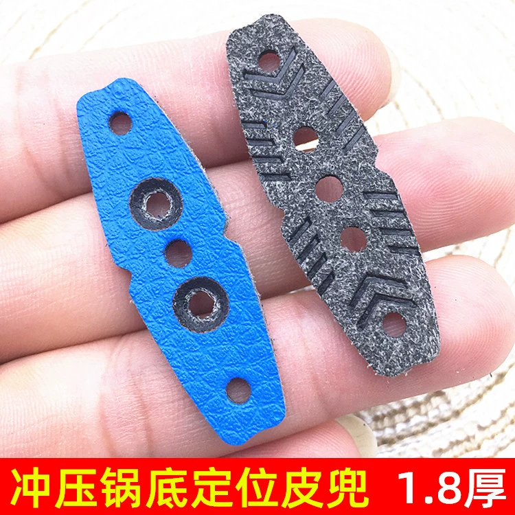 Кожаный позиционирующий карман с тиснением Плоский кожаный карман Толстый 1,8 Ультраволоконная плоская кожа Традиционная кожаная Рогатка с карманом для горячего горшка Позиционирование глаз