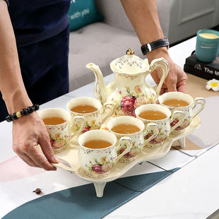 Nordic Water Set, Water Cup, Kettle Set, Simple Living Room Tea Set, Teacup, Teapot with Tray, Complete Gift Set