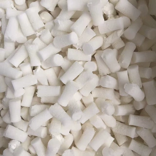 厂家纯乳胶碎粒颗粒边角料沙发坐垫抱枕头芯内胆填充冲孔水洗乳胶