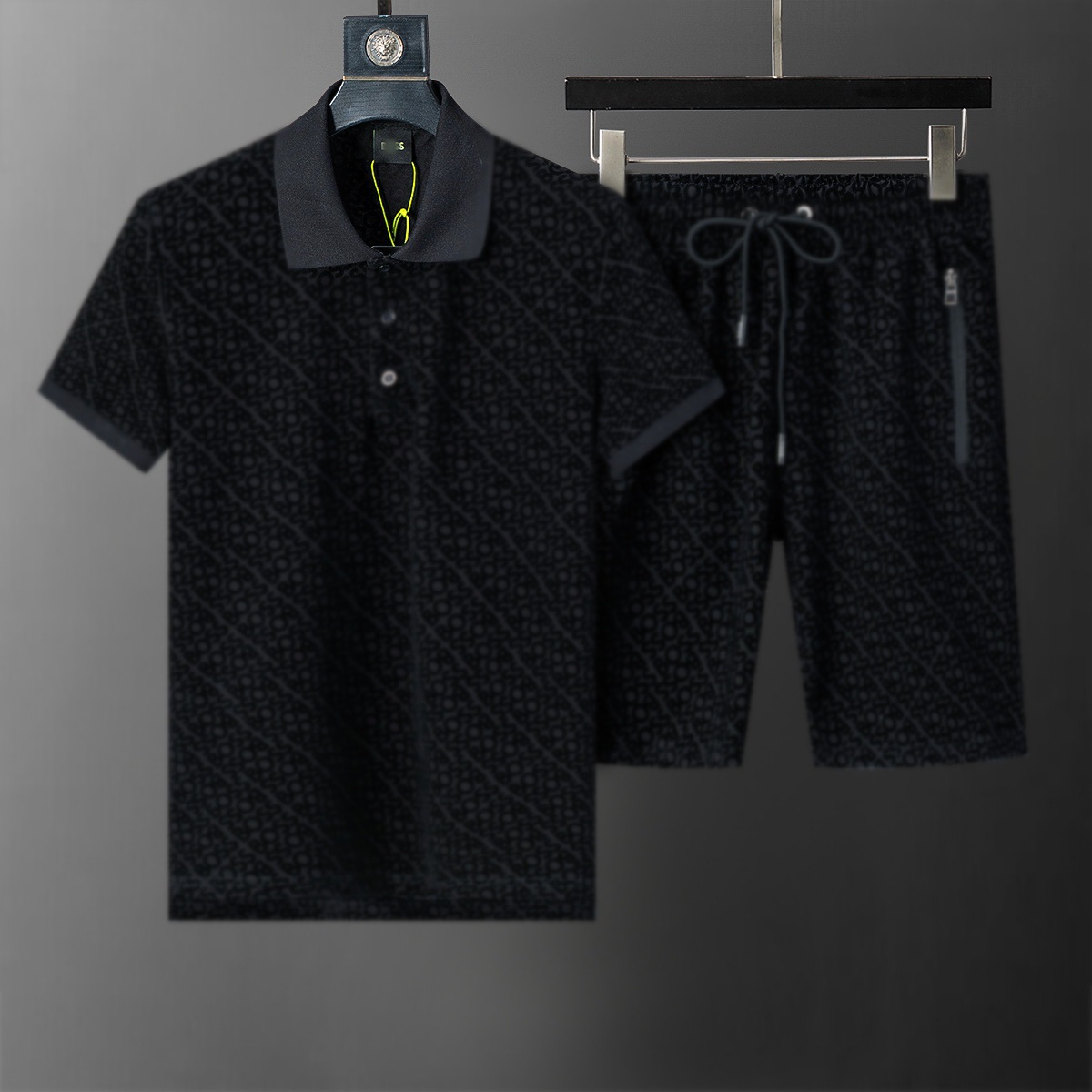 Top Edition) G polo con solapa de manga corta conjunto de moda versátil impresión clásica de estilo masculino y femenino de alta calidad