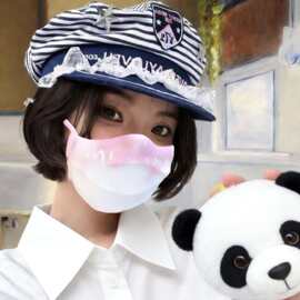 英伦风复古条纹蕾丝平顶海军帽子女日系学院风甜美时尚报童帽批发