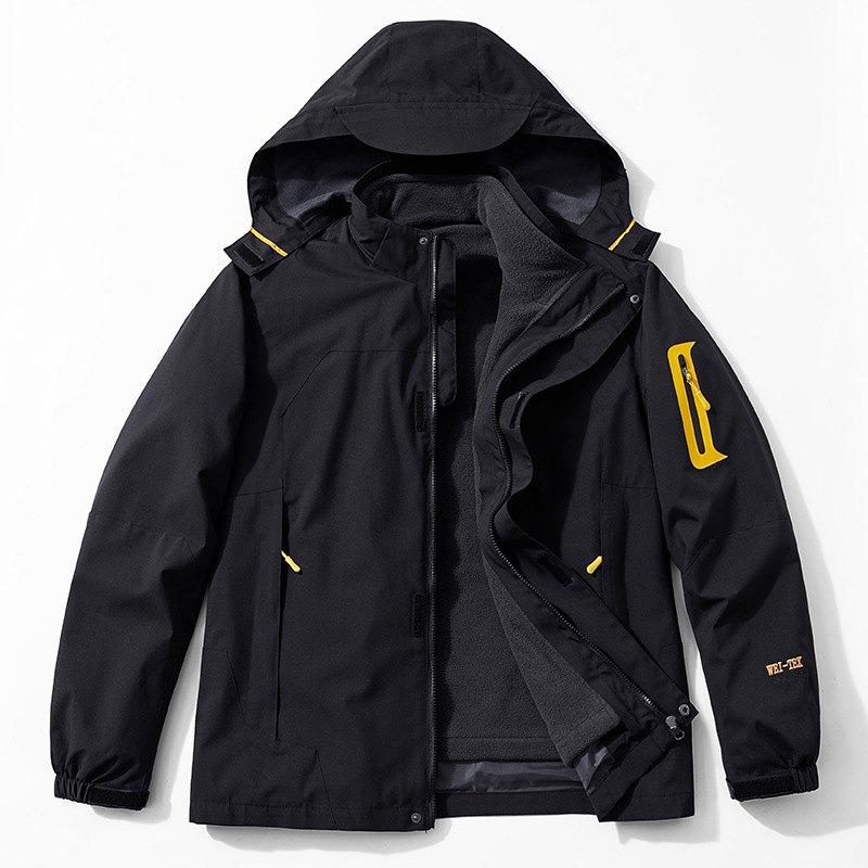 Мужской черный мужской комплект из двух предметов 522