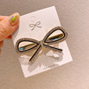 Hairgrip, bangs from pearl, hairpins with bow, hair accessory, Korean style