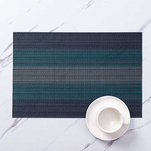 Washable European-style pattern wavy 031 PVC European style heat-insulating dining mat table pad cloth mat tableware mat