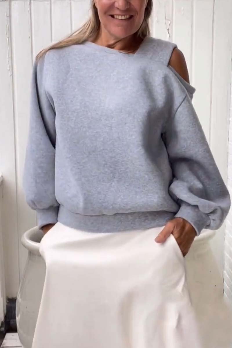Women's Gender Hoodies & Sweatshirts Long Sleeve Streetwear Solid Color