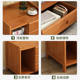 Small Solid Wood Bedside Table Rental House Bedroom Household Storage Cabinet Cheap Clearance Bamboo Simple Bedside Table