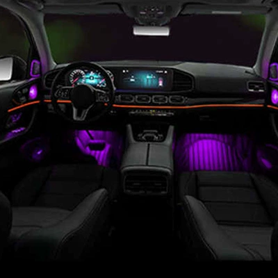 Panel (Dashboard) işıqlandırması, Lighting Mercedes-Benz