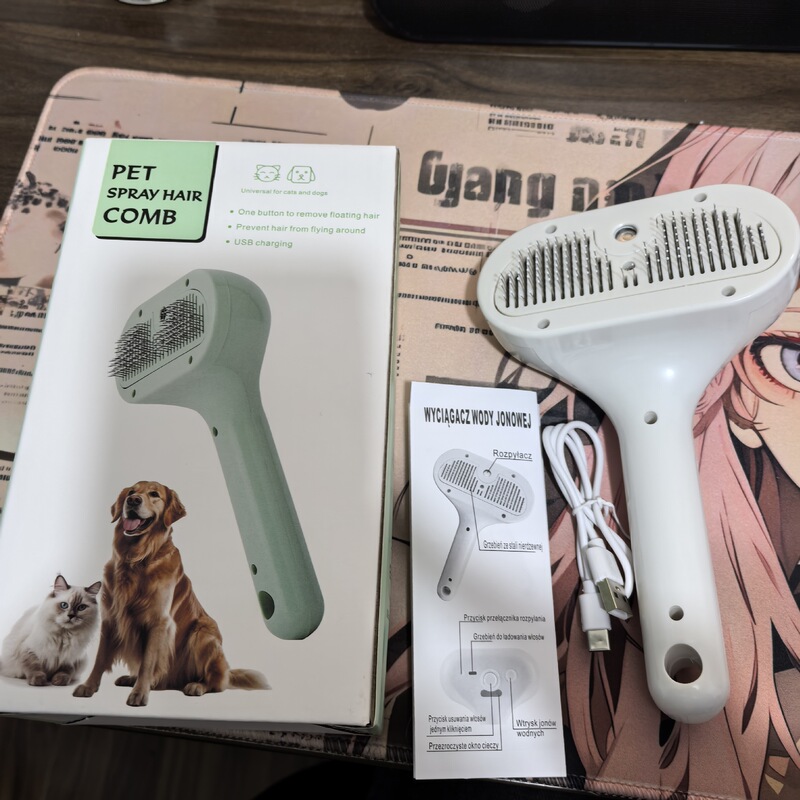 ペット櫛犬猫櫛は浮毛櫛蒸気ブラシ櫛猫櫛猫毛櫛ペットスプレー櫛|undefined