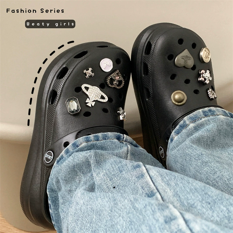 Летние пляжные сабо на толстой нескользящей подошве с эффектом «ходьбы по облакам», из ЭВА, для трансграничной доставки.