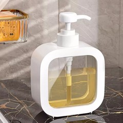 クロスボーダー透明詰め替えボトル浴室ハンドサニタイザー詰め替えボトルプラスチックプレスボトルビジュアルローションシャワージェル空ボトル