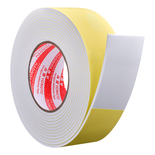 EVA white single-sided foam tape mechanical anti-collision shock-absorbing sponge tape sealing sound insulation high-viscosity foam glue