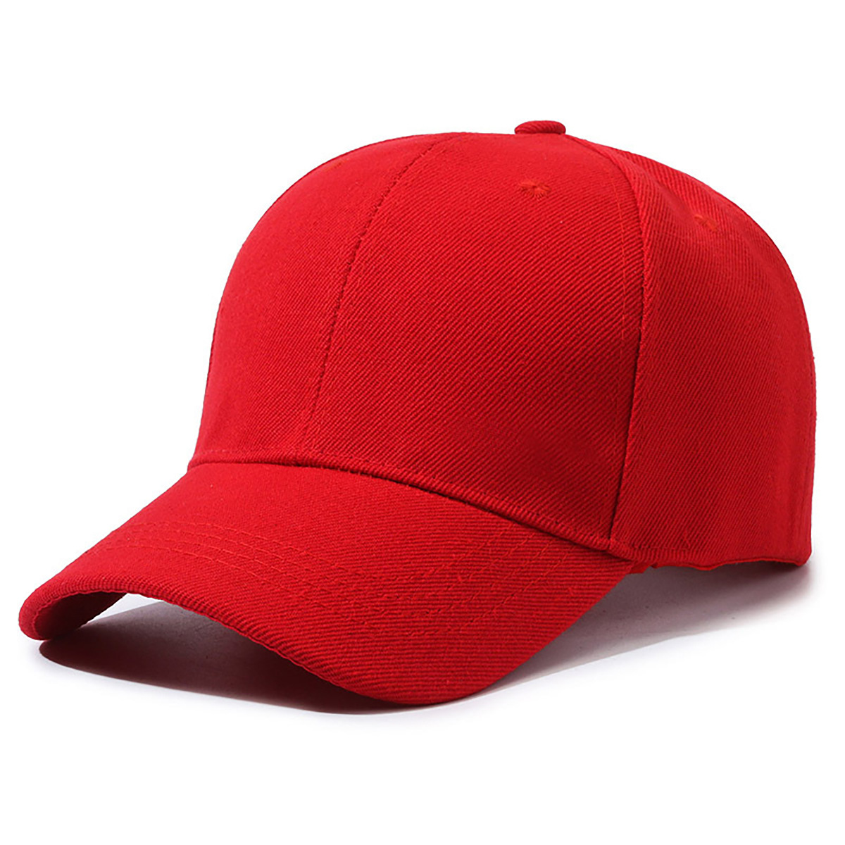 Sombrero de placa de impresión personalizada gorra de béisbol para adultos gorra de trabajo gorra de trabajo gorra de visera de color sólido logo bordado