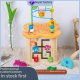 Children's Wooden Multi-functional Four-sided Bead Game Treasure Box Baby Shape Matching Early Education Educational Toys
