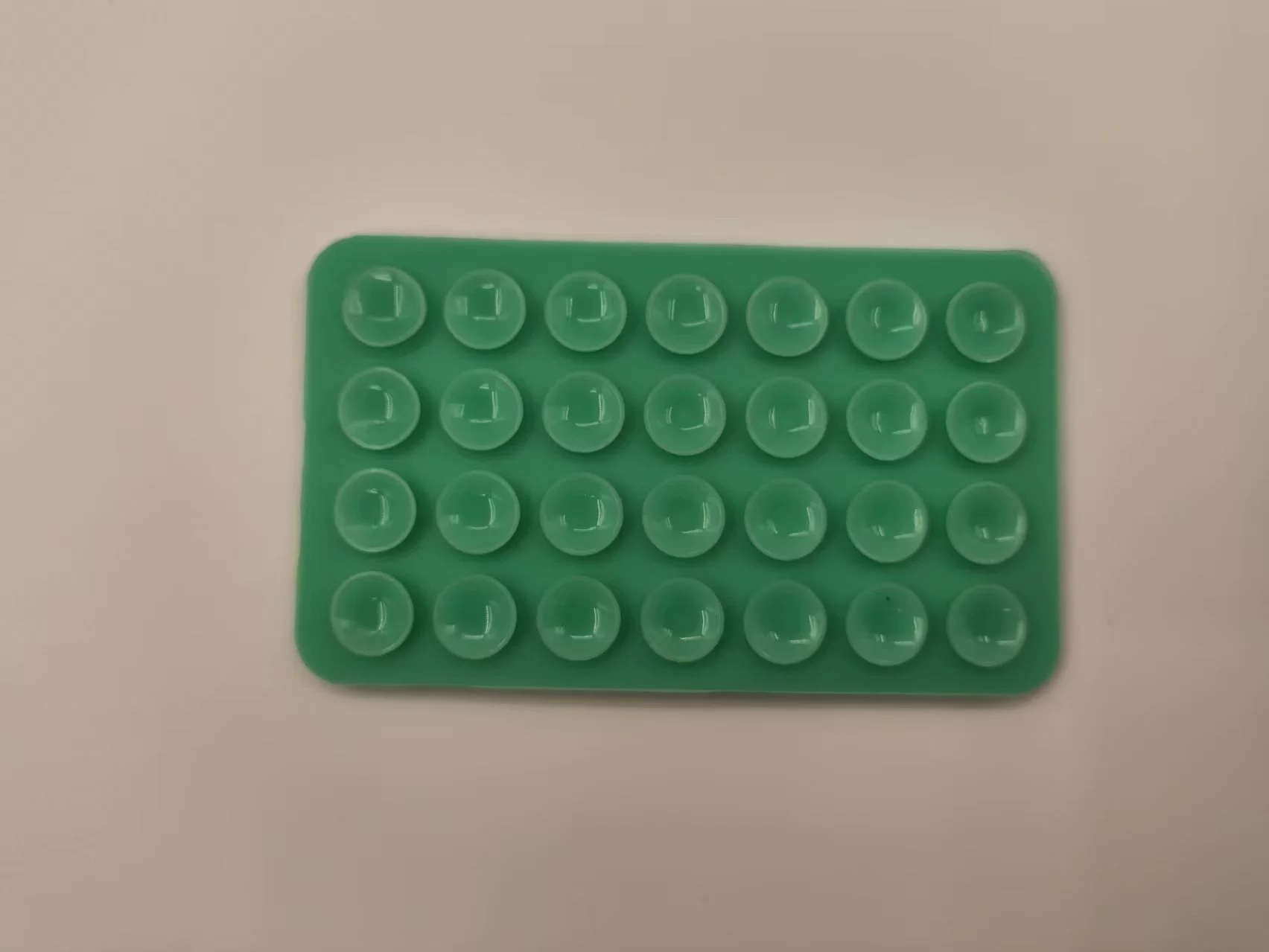 Silicone double-sided phone pad, square, 28-stud, sizes 32/40 mm, customizable colors