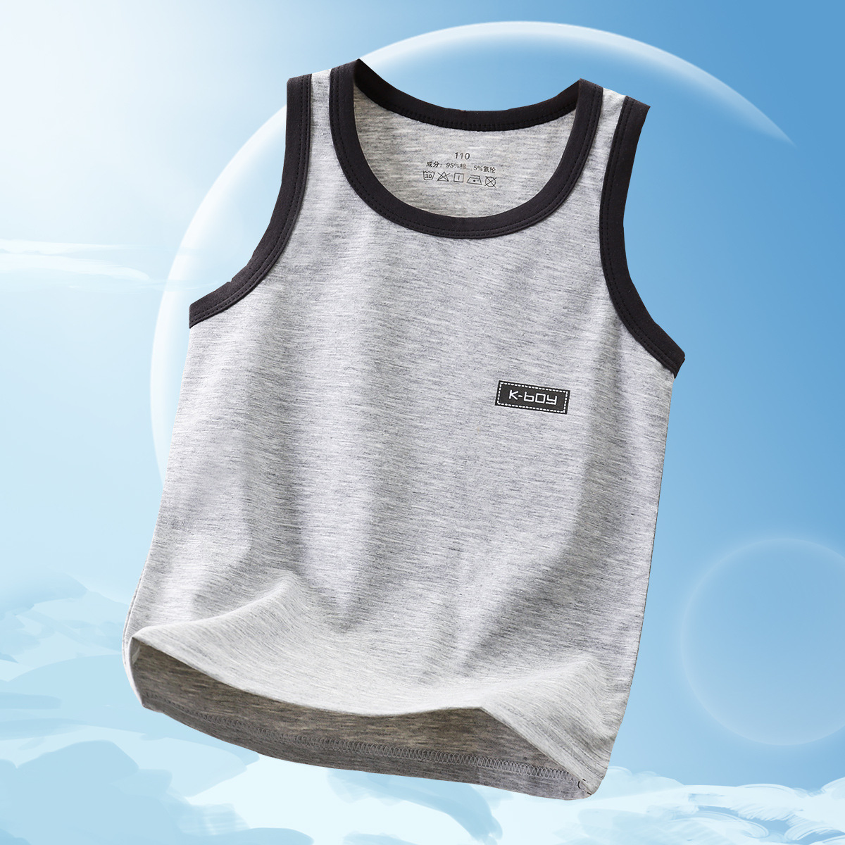 Conjunto de chaleco para niños Chaleco de algodón puro para jóvenes de mediana edad, chaleco para estudiantes, traje de chaleco sin mangas de verano para niños y niñas