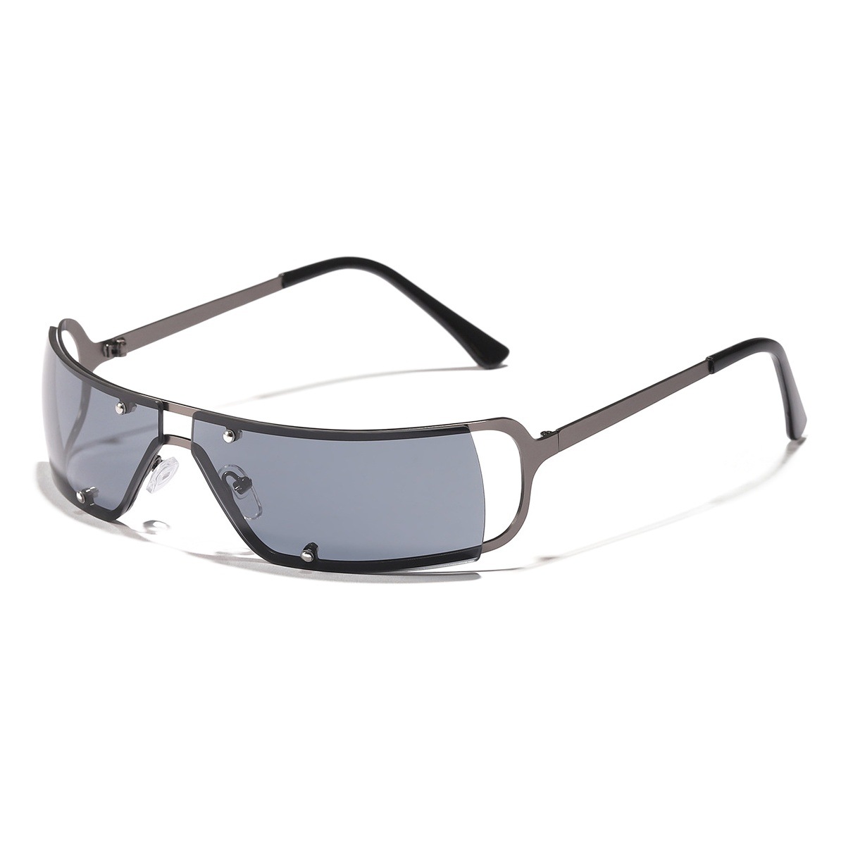 Fresco futuro gafas de sol para las mujeres 2023 nuevo estilo europeo y americano Milenio dulce chica caliente gafas calle tiro gafas de sol de protección solar para los hombres