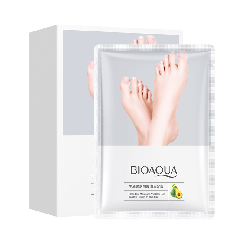 Mascarilla Hidratante para Pies con Niacinamida y Aguacate Boquanya, Hidratante, Exfoliante, Mejora la Sequedad, Venta al por Mayor image 6