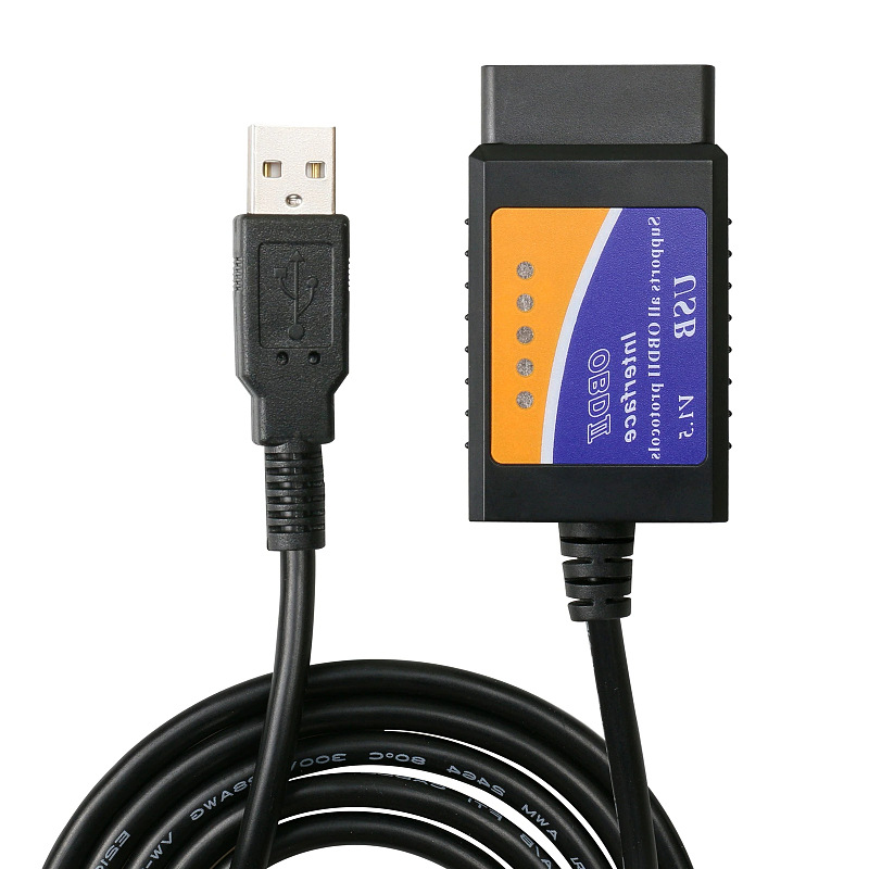 ELM327 USB V1.5 OBD2 Scanner带光盘说明OBDII汽车故障检测仪