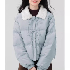 新款韩版羽绒棉服女短款小个子冬季翻领宽松显瘦保暖棉衣外套潮