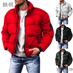 外国貿易2023国境を越えた男性の冬の綿服の綿服の冬のコートの立襟の綿の綿服は男性の綿服を厚くします。