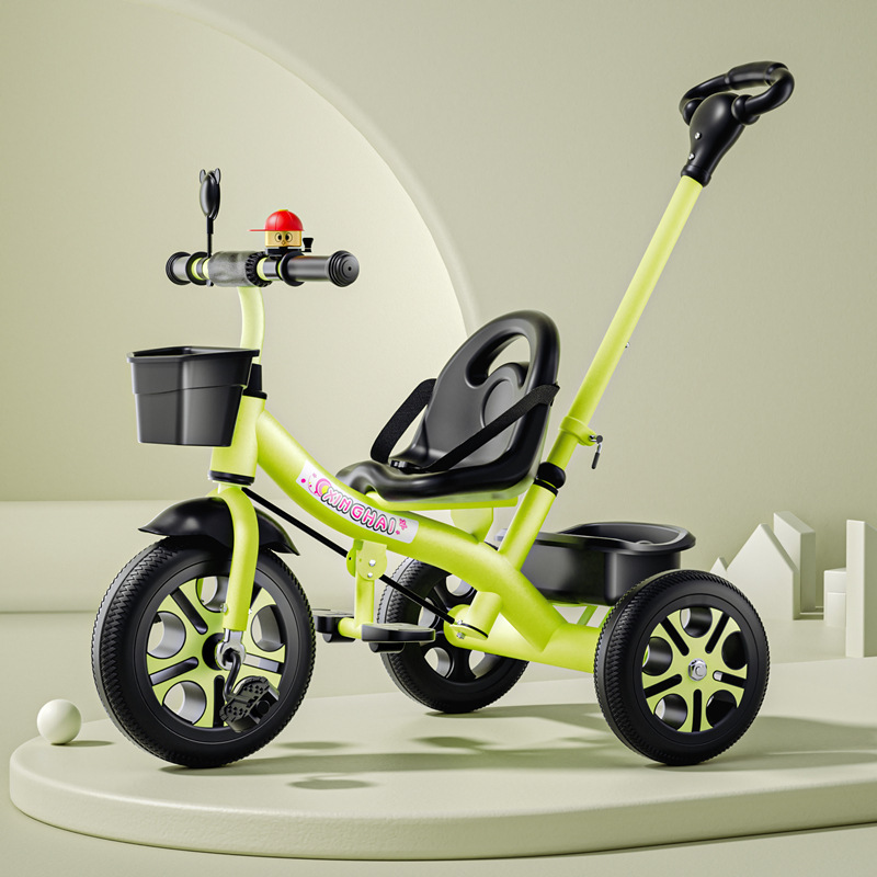 Triciclo infantil 1 - 3 - 2 - 6 años de edad, carro de bebé grande, bicicleta, carro de jardín de infantes image 17