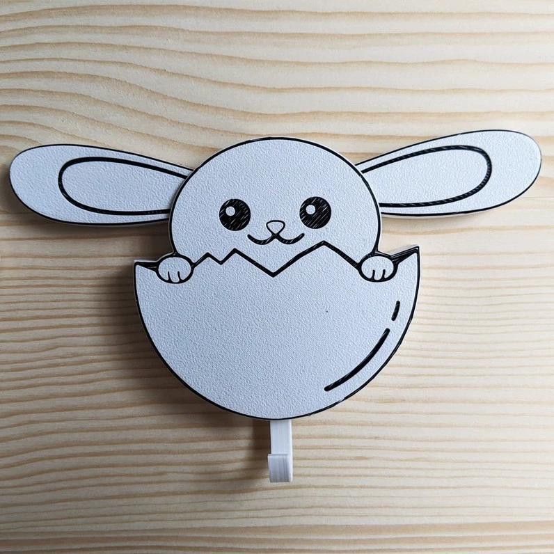 Кросс-бордерный новый настенный держатель ключей WALL KEY HOLDER BUNNY настенный кролик брелок A40