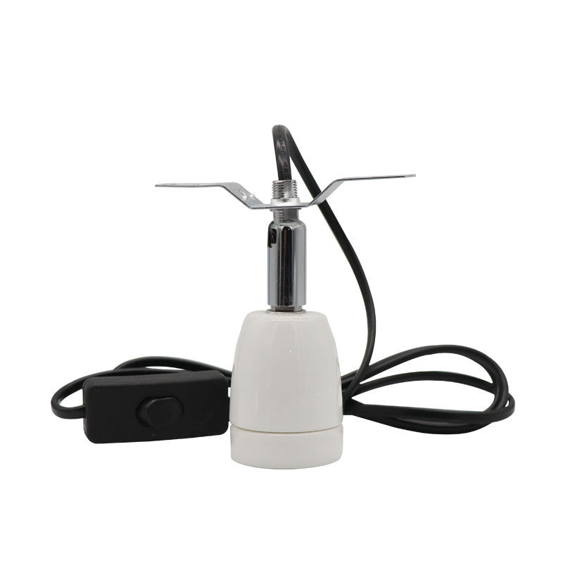 Caja de alimentación de pollo de rutina soporte de la lámpara de alta temperatura resistente al soporte de la lámpara de cobre base de la lámpara