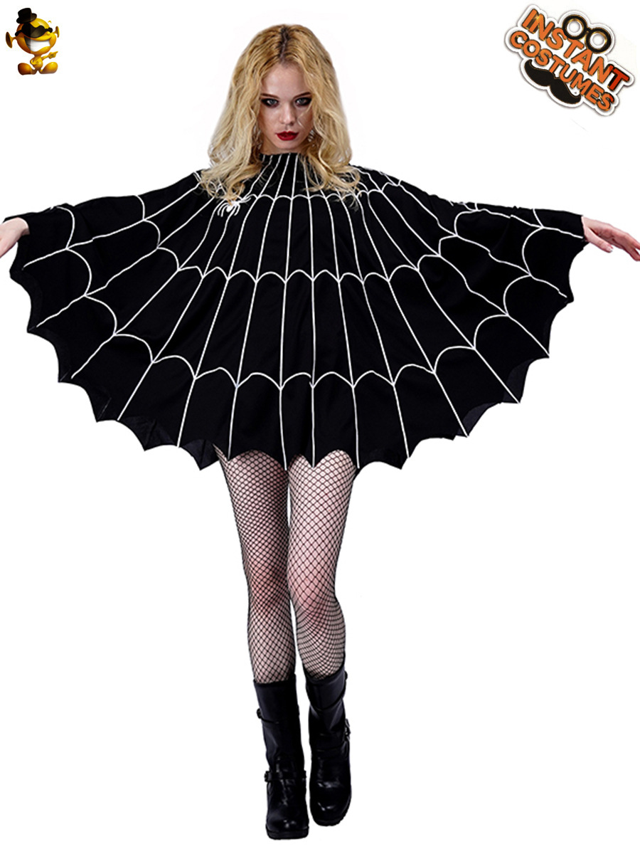 Europa y América adultos de Halloween de las mujeres traje de Batwing negro vampiro juego de rol etapa rendimiento traje de fiesta
