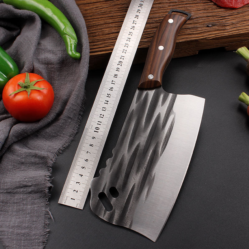 Yangjiang Hand-Forged Bone-Cutting Knife, Bone-Clipping Knife for Street Vendors, Kitchen Chef's Knife, Household Chopping & Slicing Tool—Wholesale