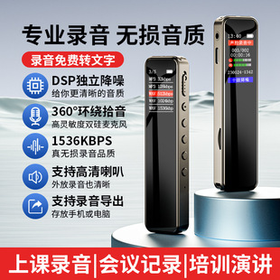 Recording Pen Hd Noise Reduction Ultra-Long Standby Class Recorder Special Artifact Recording Pen Voice to Text Professional
