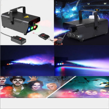 LED400W/500W遥控线控烟雾机红绿蓝七彩常亮款舞台特效烟雾发生器