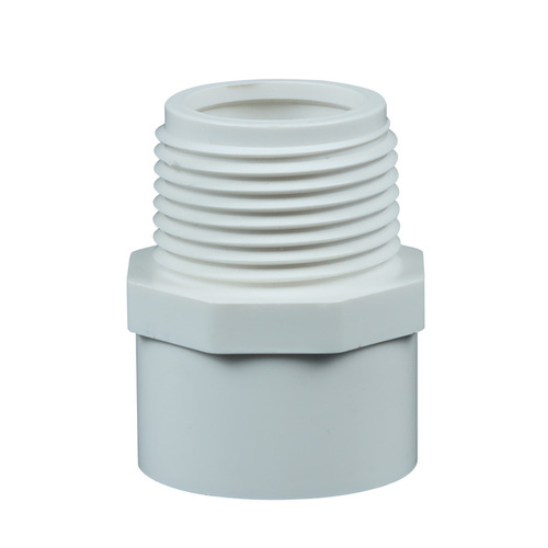 PVC External Thread Direct Connector, External Spline Straight Connector, Quality Guaranteed, Water Supply Pipe Fittings