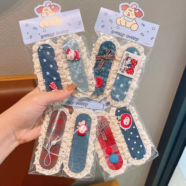 Baby Hair Finishing Magic Tape Children's Cartoon Magic Hair Sticker Girls' Bangs Sticker Hair Accessory