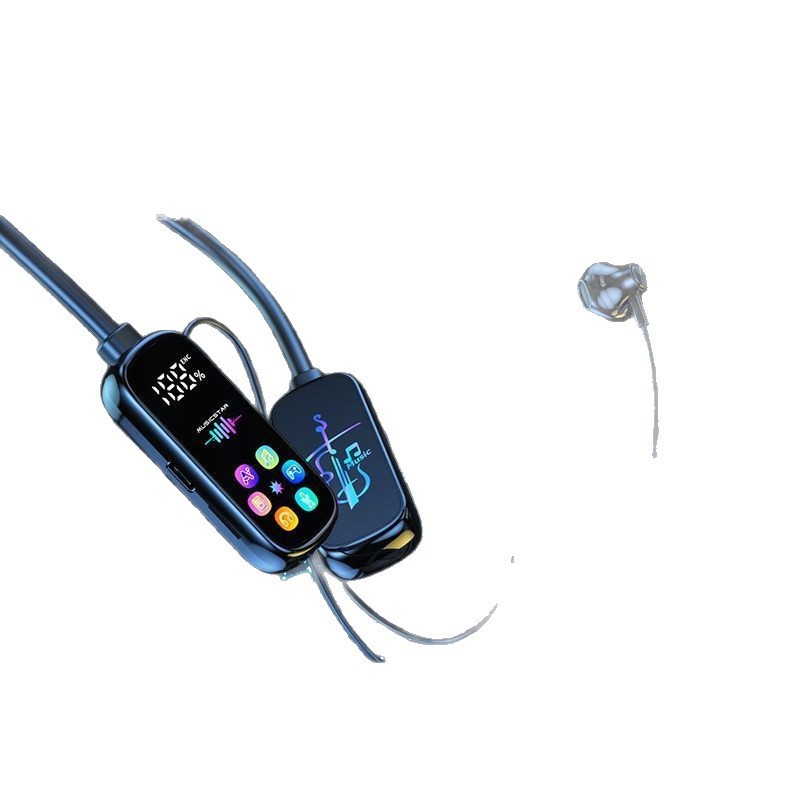 [利点] 超長時間スタンバイデジタルディスプレイワイヤレス Bluetooth ヘッドセットインイヤー長時間着用痛みのない首掛けスポーツ HD|undefined
