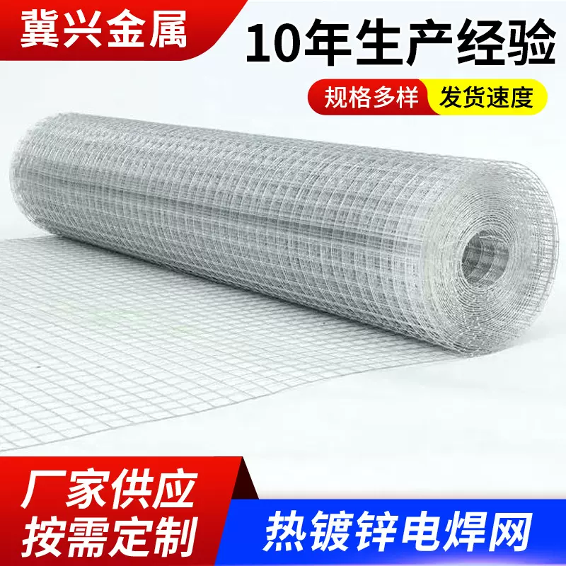 厂家批发热镀锌电焊网 养殖围栏网 阳台防坠物防鼠网耐腐蚀铁丝网