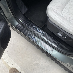 Equation Titanium 3 Modification Special Carbon Fiber Welcome Pedal Carbon Fiber Pattern Rear Guard Inner Door Sill Strip Door Sill Strip