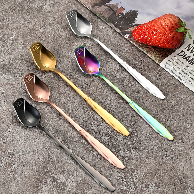 Glass coffee creative mixing stick stainless steel for home use
