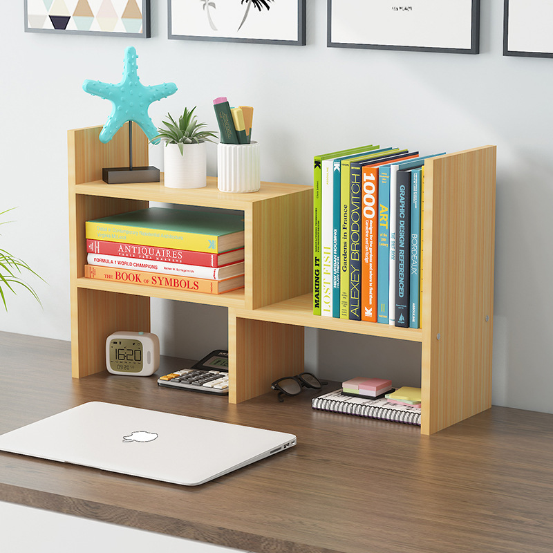 Bookshelf Desktop Storage Rack to Store Student Office Desk Kidsren's Home Multi-Layer Simple Layered Bookend