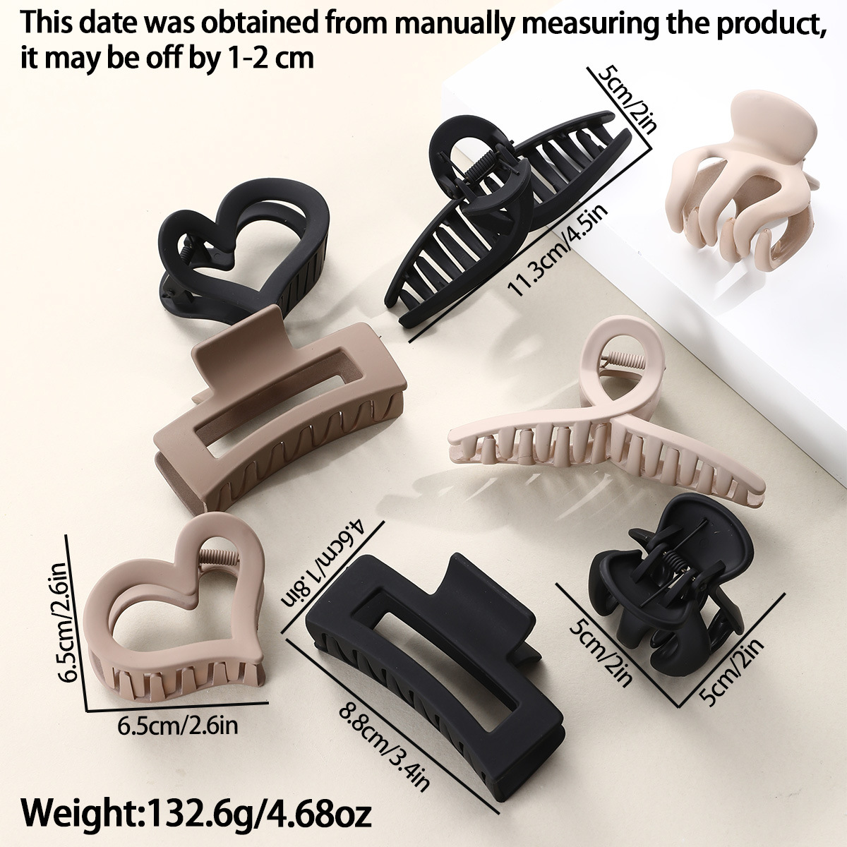 TikTok Xi Yin Amazon agarre tiburón clip perla anillo de pelo Fengpin DIY horquilla anillo de pelo 17 piezas