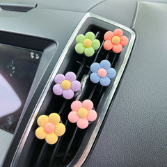 Car Air Freshener Aroma Air Conditioning Outlet Decorative Accessories for Car Interior Creative Personalized Flower Cute Ins Hyein 