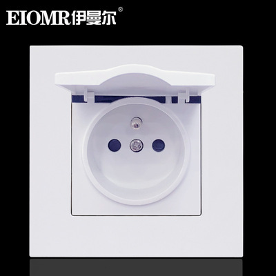 French outlet 16A Standard socket 86 socket panel Wall source EU regulations Continental socket French socket