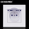 French outlet 16A Standard socket 86 socket panel Wall source EU regulations Continental socket French socket