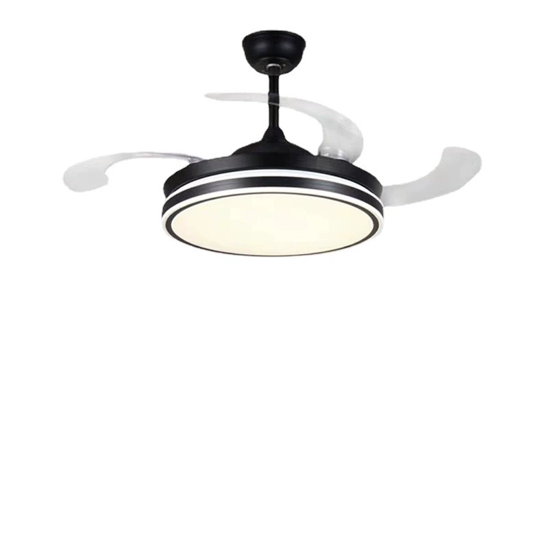 Invisible ultra thin air fan, LED ceiling lamp for living room for hood, remote control